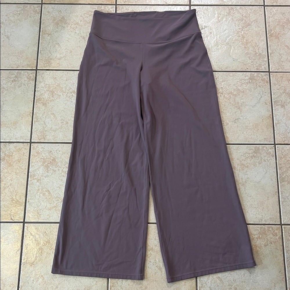 Athleta Women's Wide-Leg Pants in Mauve